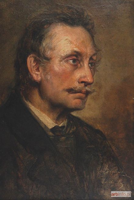 LIPIŃSKI Hipolit | Portret mężczyzny, 1869