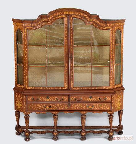 Witryna - szafa kredensowa, rokokowa