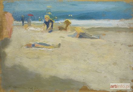 KARPIŃSKI Alfons | PLAŻA NA LIDO, 1907