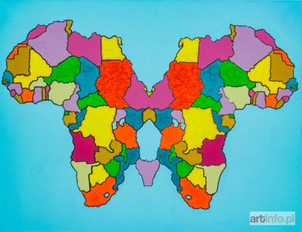 DESKUR WOLSKI Xawery | Symetryczna mapa Afryki, 2018 r.