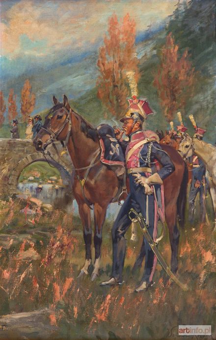 KOSSAK Wojciech | Napoleon pod Somosierrą, po 1910 r.