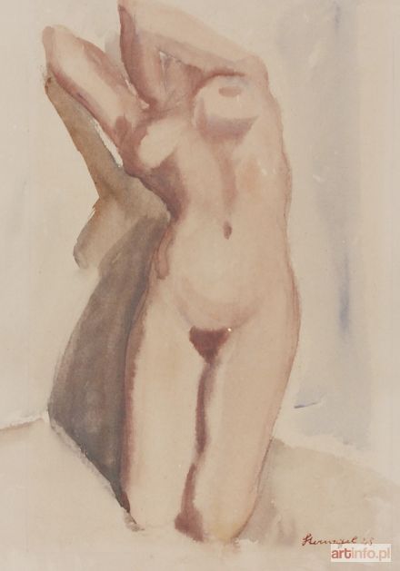 STERNAGEL Martin | Akt klęczącej kobiety, 1925