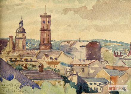 TKACZ Feliks | WIDOK LWOWA, 1921