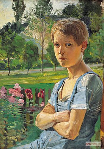 WODZINOWSKI Wincenty | PORTRET SYNA Ok. 1920 r.