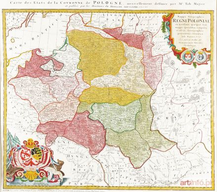 MAYER Tobias Johann | Mapa Ziem Rzeczypospolitej