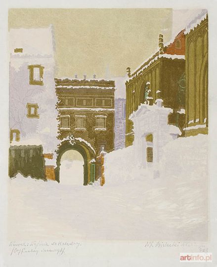 BIELECKI Władysław | Wawel Wejście do katedry, 1927