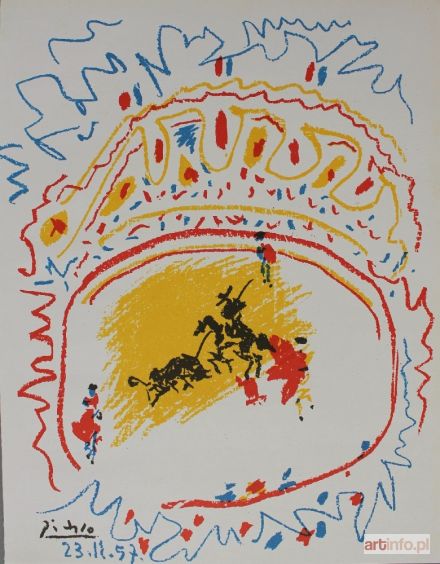 PICASSO Pablo | Mała corrida (z Hommage to Pablo Picasso. XXème Siècle, 1971)