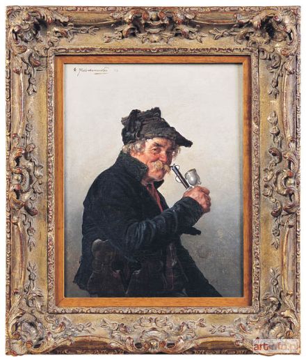 KOTSCHENREITER Hugo | MĘŻCZYZNA Z FAJKź, 1893