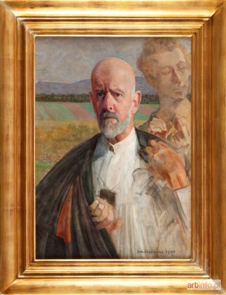 MALCZEWSKI Jacek | Autoportret z Muzą, 1924 r.