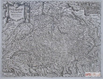 MERIAN Matthäus | Mapa Szwajcarii