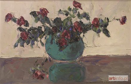 TERLIKOWSKI Włodzimierz | Bouquet de roses dans un vase (1923)