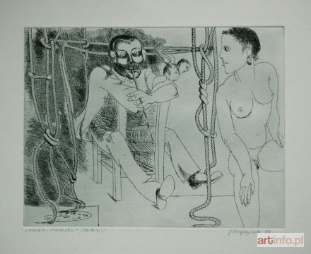 PRZYBYLSKI Janusz | Malarz i modelka (1986)