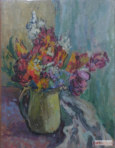 LIBROWICZ Katarzyna (Katherine) | Bouquet de fleurs dans une cruche(1943)