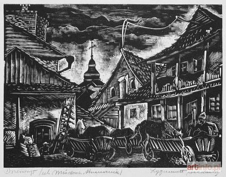 ACEDAŃSKI Zygmunt | Krzemieniec - ul. Miodowa, 1935