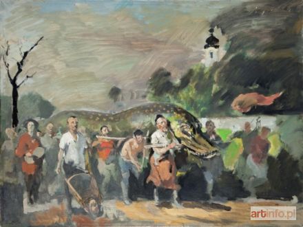 KRAJEWSKI Juliusz | Potwór czyli ochrona środowiska człowieka, 1973 r.