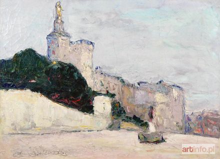 TERLIKOWSKI Włodzimierz | Widok Marsylii z bazyliką Notre Dame de la Garde, 1934