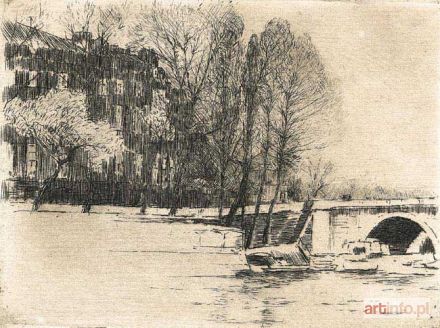 PANKIEWICZ Józef | Widok Paryża, przed 1905