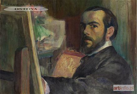 BADOWSKI Zygmunt | AUTOPORTRET PRZY SZTALUGACH, 1903