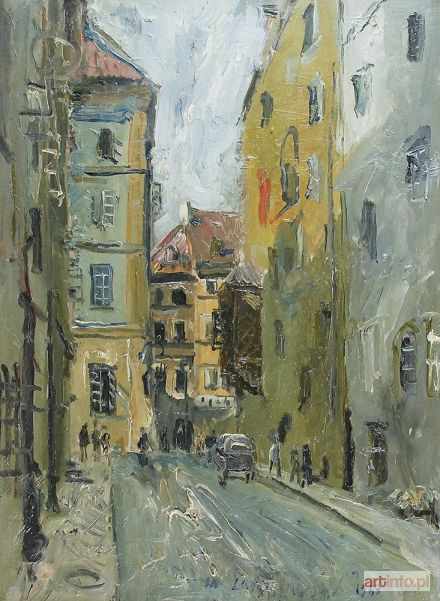 ZAKRZEWSKI Włodzimierz | Cicha uliczka, 1963