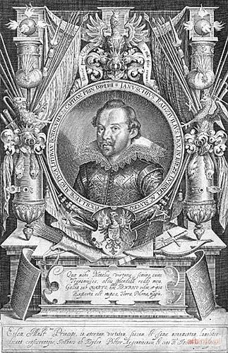 JACOBUS F. | Portret Janusza Radziwiłła (1579 - 1620), wg Jana van der Heyden, 1609