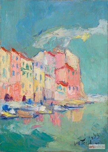 TERLIKOWSKI Włodzimierz | Pejzaż z Villefranche-sur-Mer, 1933