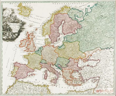 HOMANN Johann Baptist | Mapa Europy