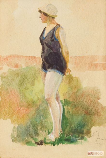 ŻURAWSKI Stanisław | Na plaży, 1920 r.