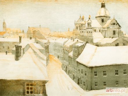 FILIPKIEWICZ Stefan | Widok z Wawelu na Kraków, 1911 r.