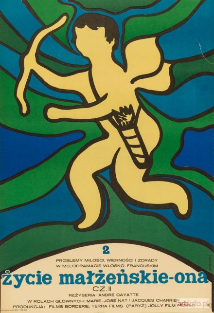 NEUGEBAUER Jacek | Plakat do filmu ŻYCIE MAŁZEŃSKIE - ONA, 1967