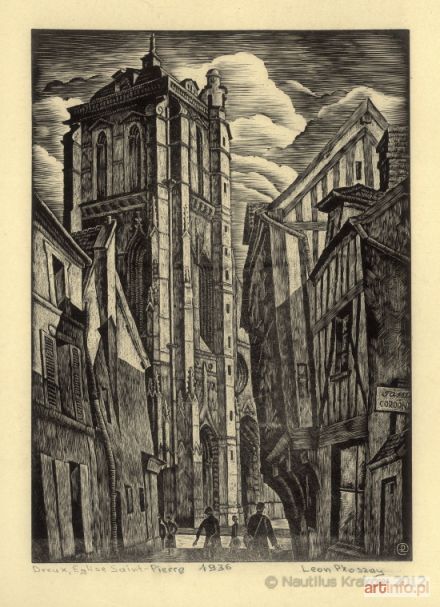 PŁOSZAY Leon | Dreux. Eglise Saint-Pierre, 1936