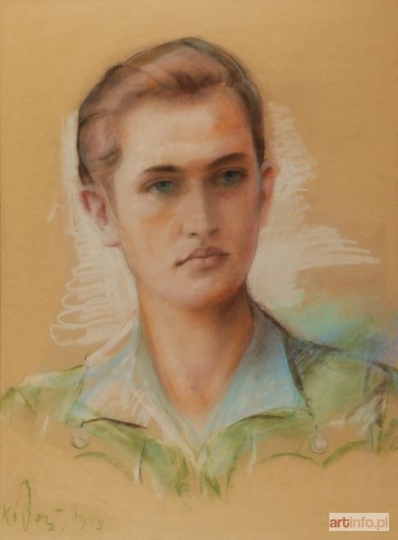 KIDOŃ Józef | Portret młodzieńca, 1943