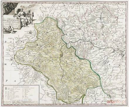 HOMANN Johann Baptist | Mapa Hrabstwa Kłodzkiego