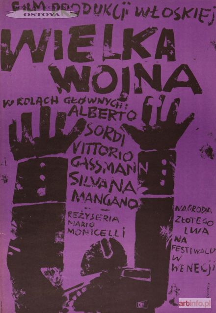ŚWIERZY Waldemar | Plakat do filmu WIELKA WOJNA, 1962