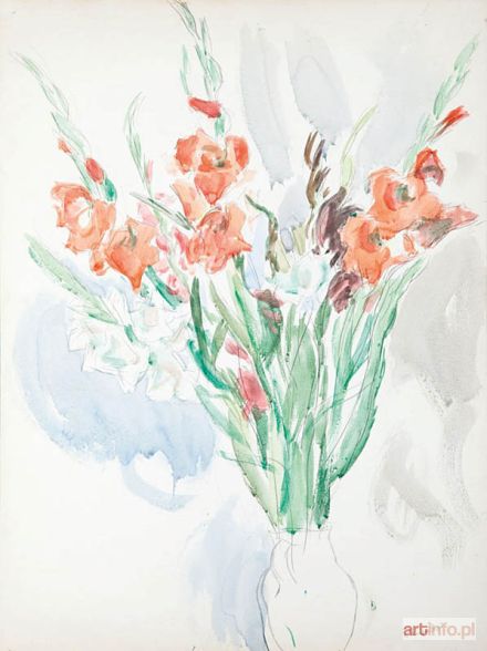 ZAWADOWSKI Jan Wacław (Zawado) | GLADIOLE W WAZONIE