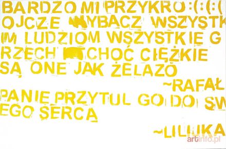 OKRASKO Anna | Bez tytułu z cyklu Znicze dla Ojca Świętego, 2005