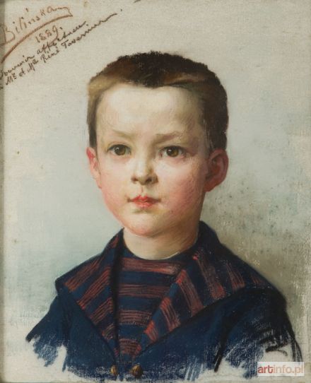 BILIŃSKA-BOHDANOWICZ Anna | Portret chłopca - syna państwa Tavernier, 1889 r.