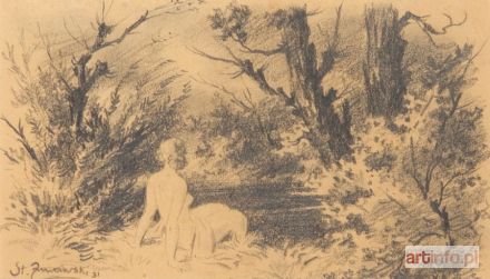 ŻURAWSKI Stanisław | Kobieta nad rzeką, 1931 r.