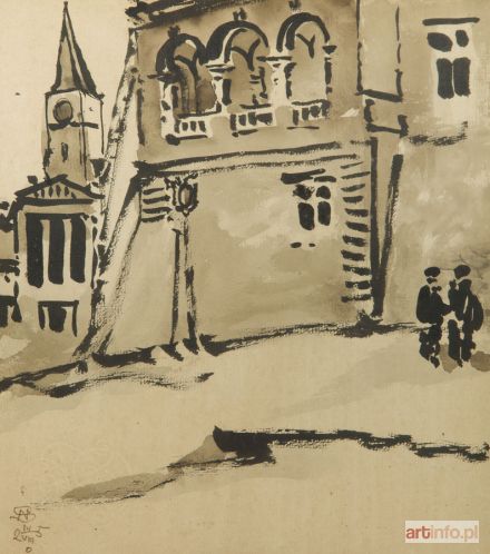 NOAKOWSKI Stanisław | Widok na miasto, 1925 r.