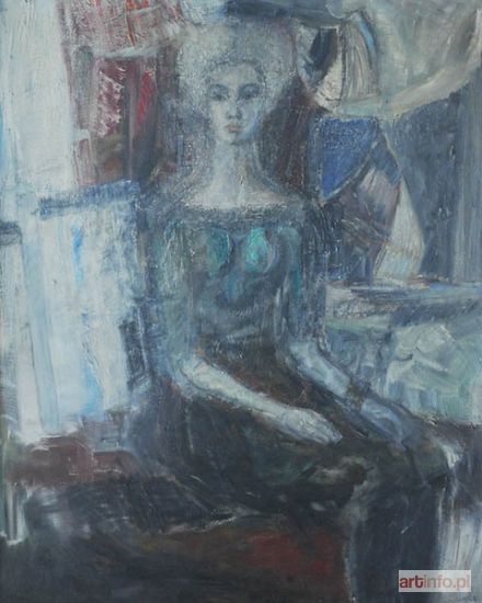 LACHUR Zdzisław | Portret Marii Pyzik, 1959/60