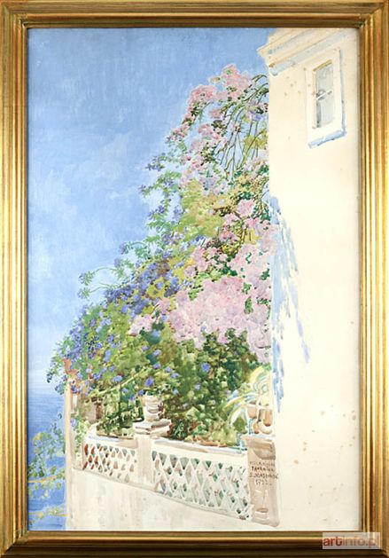 MASŁOWSKI Stanisław | VILLA NICLODI - TAORMINA, 1922 R.