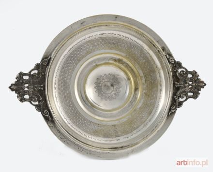 Patera z dwoma ażurowymi uchwytami