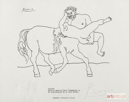 PICASSO Pablo | CENTAUR PORYWAJĄCY KOBIETĘ, 1969