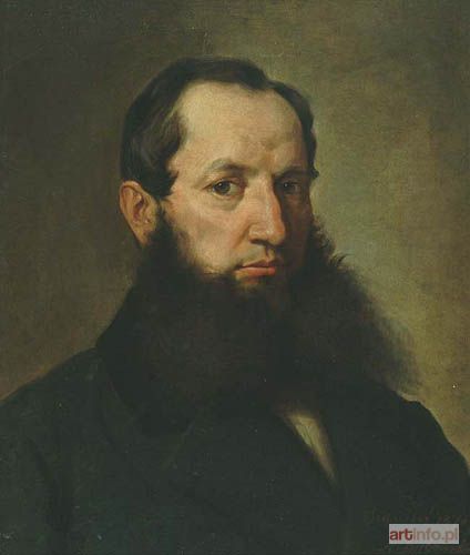 GRABOWSKI Andrzej (Jędrzej) | PORTRET MĘŻCZYZNY, 1876(zapewne portret Józefa Szujskiego)