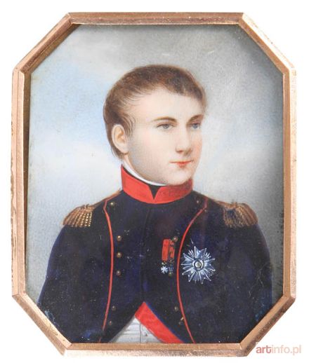 AUTOR nierozpoznany, 1 połowa XIX w. | Portret Napoleona, 1808 r.