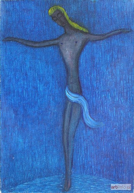 KOTCHAR Meliné | Christ sur fond bleu