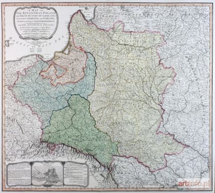 FADEN Wiliam | A map of the Kingdom of Poland and of the Grand Dutchy of Lithuania...