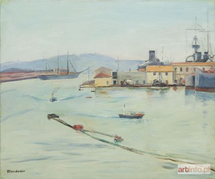 MONDZAIN Szymon (Simon, Szmaj) | Port w Toulon, około 1929 r.