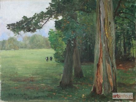 GORSTKIN-WYWIÓRSKI Michał | Pejzaż z Bytynia (1915)