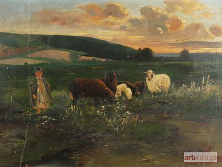 ICHNOWSKI Michał | Na pastwisku, 1894