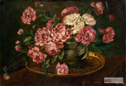 KAMIŃSKI Antoni Józef | PEONIE w WAZONIE